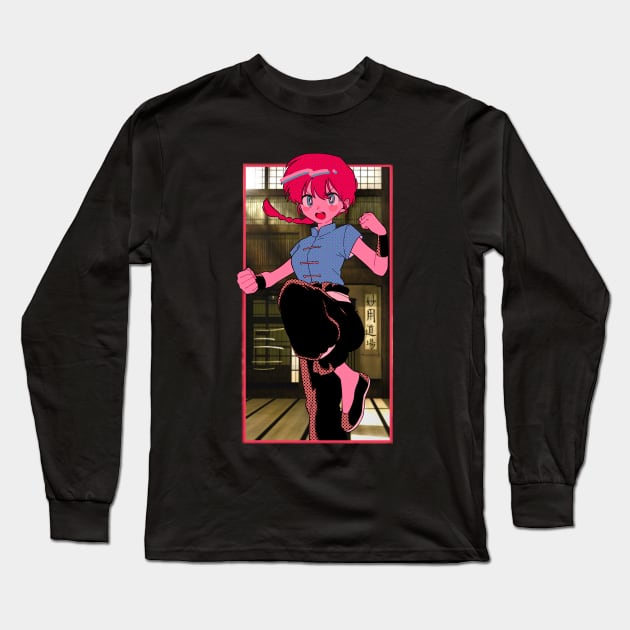 Ranma (Ranma 1/2) Long Sleeve T-Shirt by hidexmian